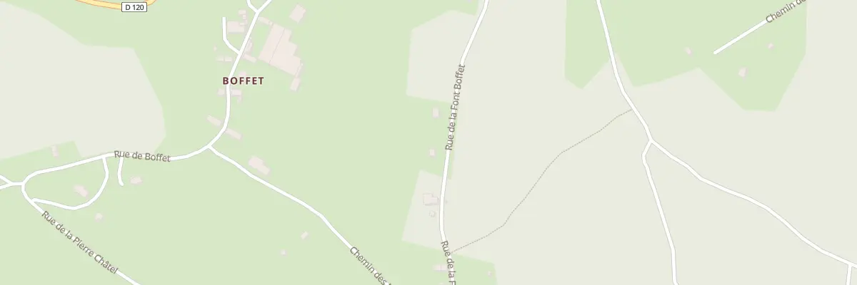 Plan du 50 Rue de la Font Boffet à Saint-Nicolas-des-Biefs