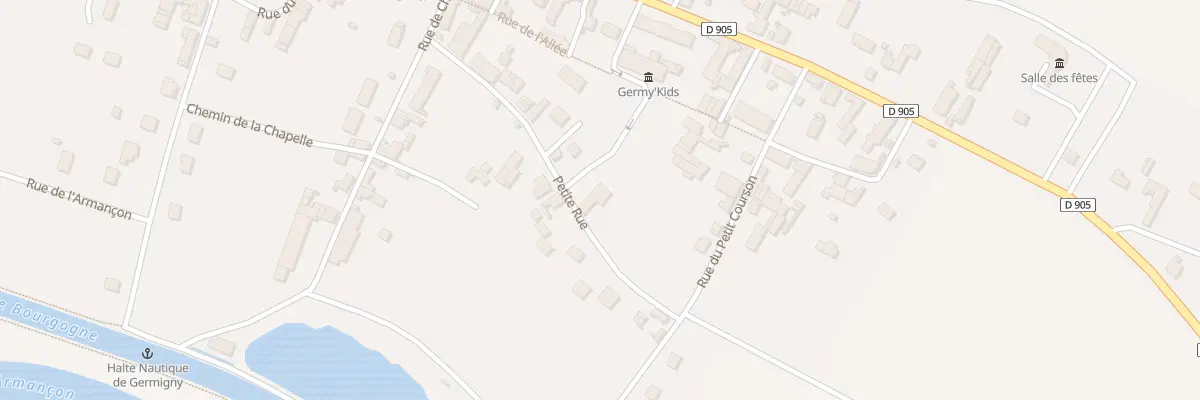 Plan du 19 Ptr Petite Rue à Germigny