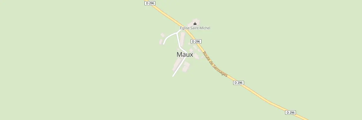 Plan du 5 Le Bourg à Maux