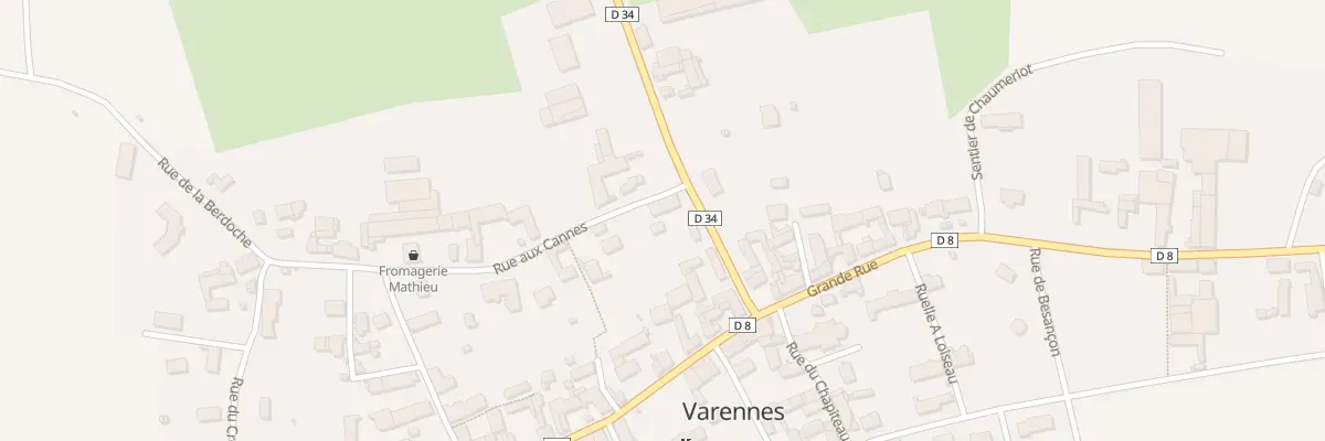 Plan du 1 Rue aux Cannes à Varennes