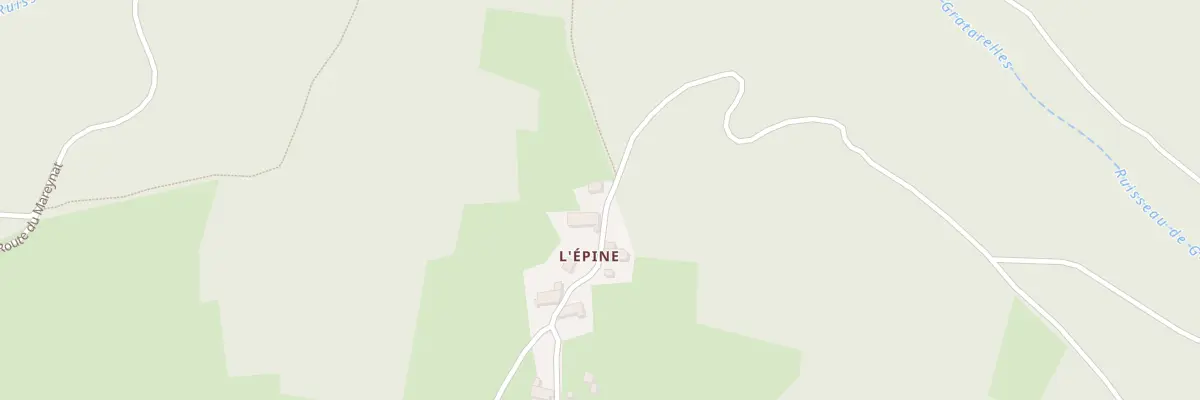 Plan du 625 Che de l’Épine à Ambert