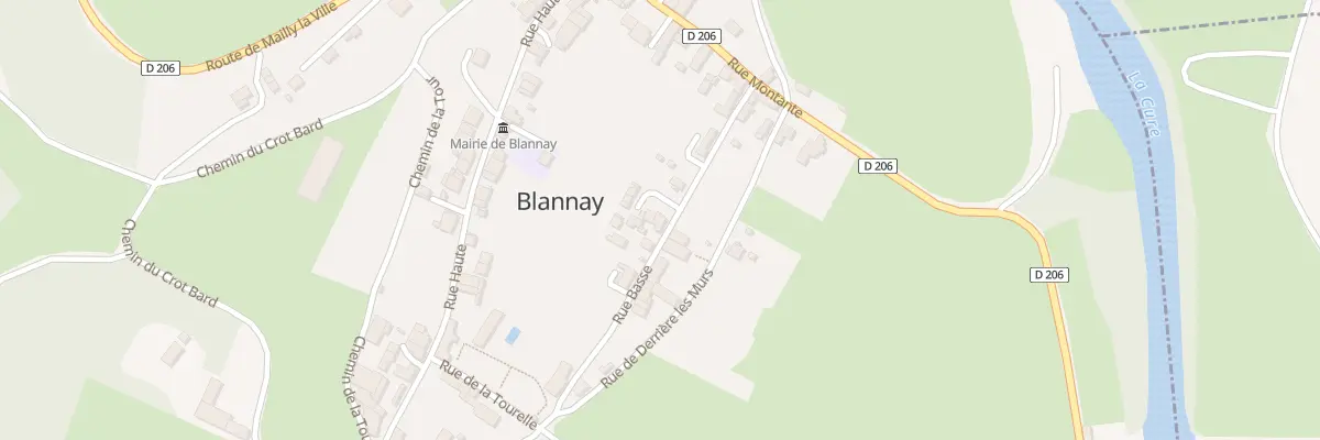 Plan du 7 Rue Basse à Blannay