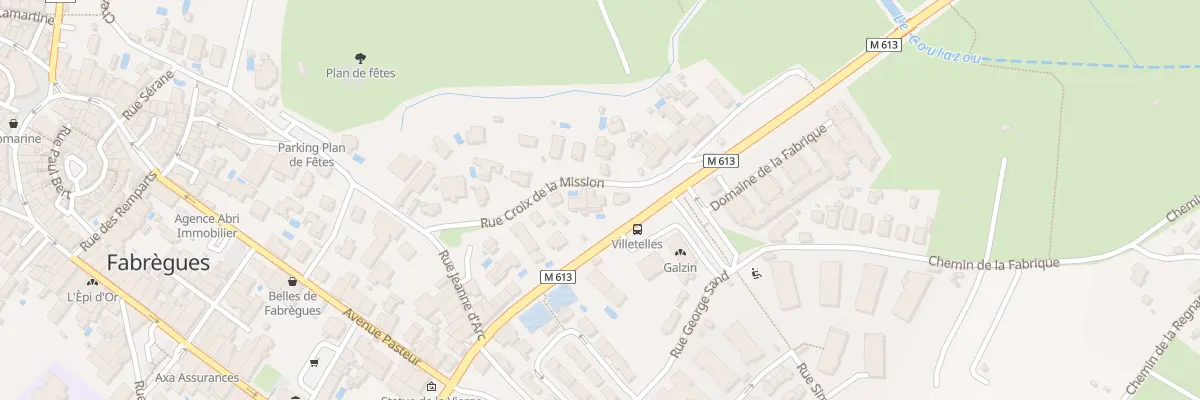 Plan du 5460 Rue Croix de la Mission à Fabrègues
