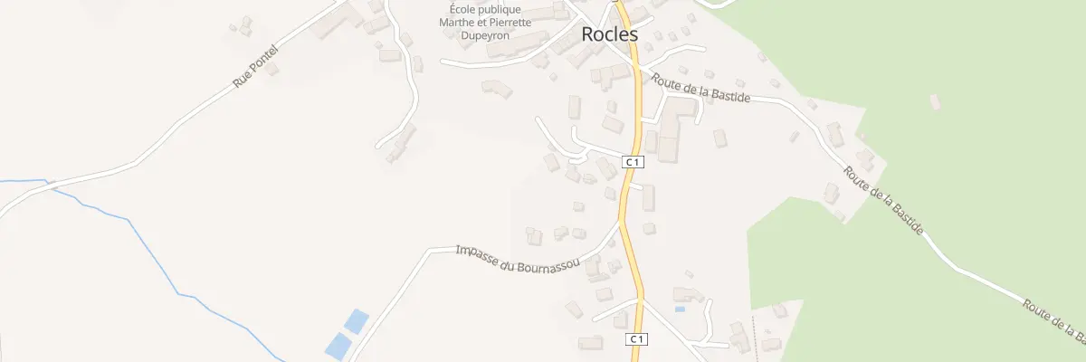 Plan du 5217 Rocles Village à Rocles