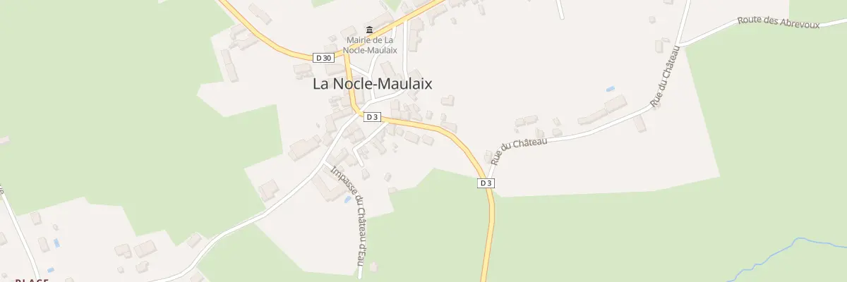 Plan du 26 Rte de Bourbon à La Nocle-Maulaix