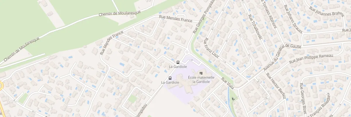 Plan du 347 Rue Georges Pompidou à Fabrègues