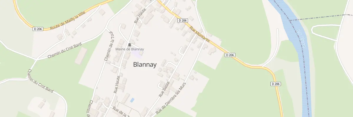 Plan du 13 Rue Basse à Blannay