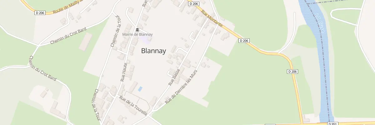 Plan du 7 Rue de Derriere Les Murs à Blannay