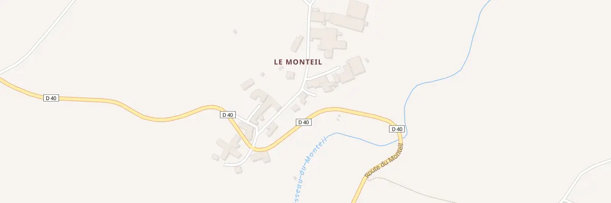 Plan du 5339 Le Monteil à Saint-Haon
