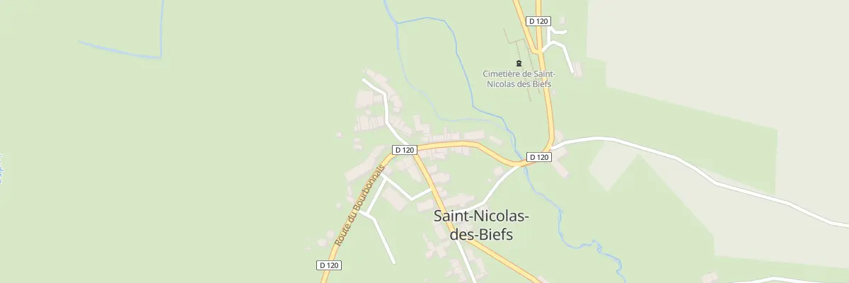 Plan du 1 Rte du Forez à Saint-Nicolas-des-Biefs