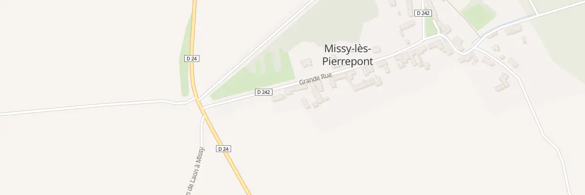 Plan du 29 Gr Grande Rue à Missy-lès-Pierrepont