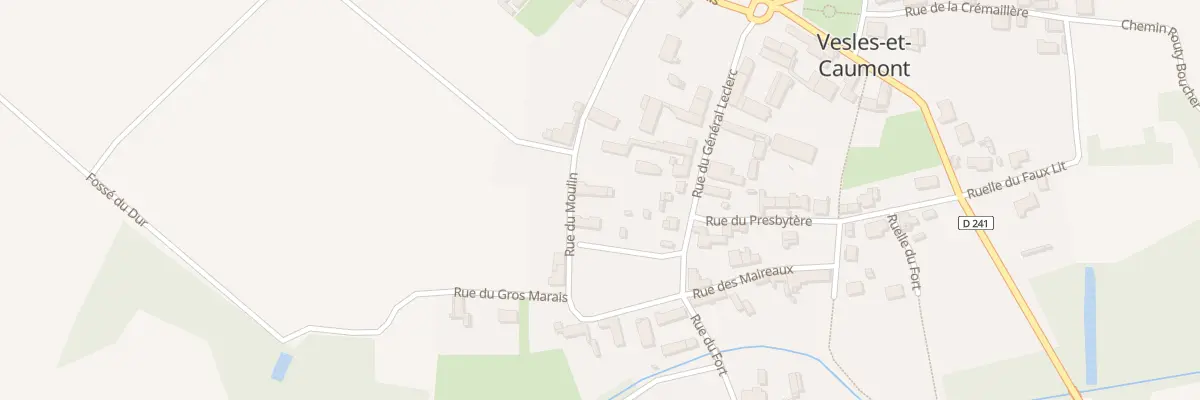 Plan du 4 Rue du Moulin à Vesles-et-Caumont