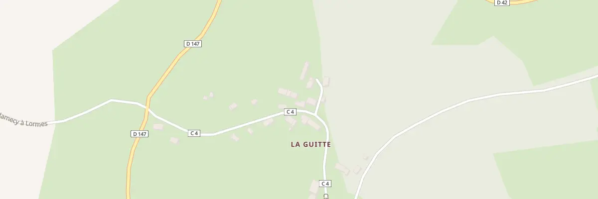 Plan du 77 La Guitte à Pouques-Lormes