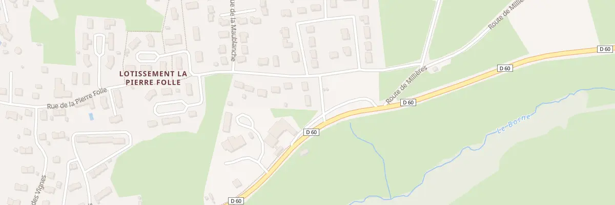 Plan du 52 Rue de la Pierre Folle à Bourbon-Lancy