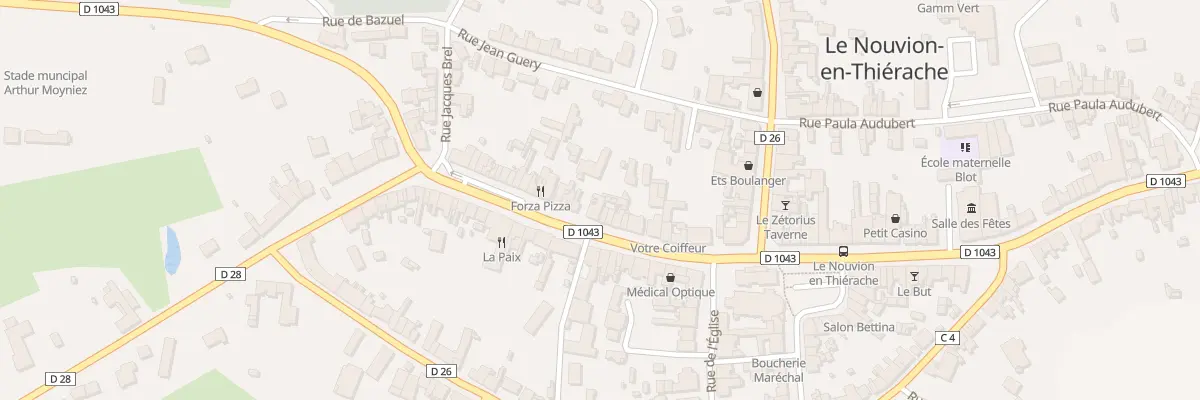 Plan du 22 Rue Jean Vimont Vicary au Nouvion-en-Thiérache