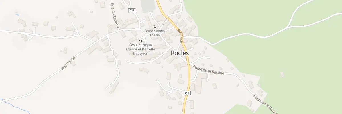 Plan du 5094 Rue Leclerc à Rocles