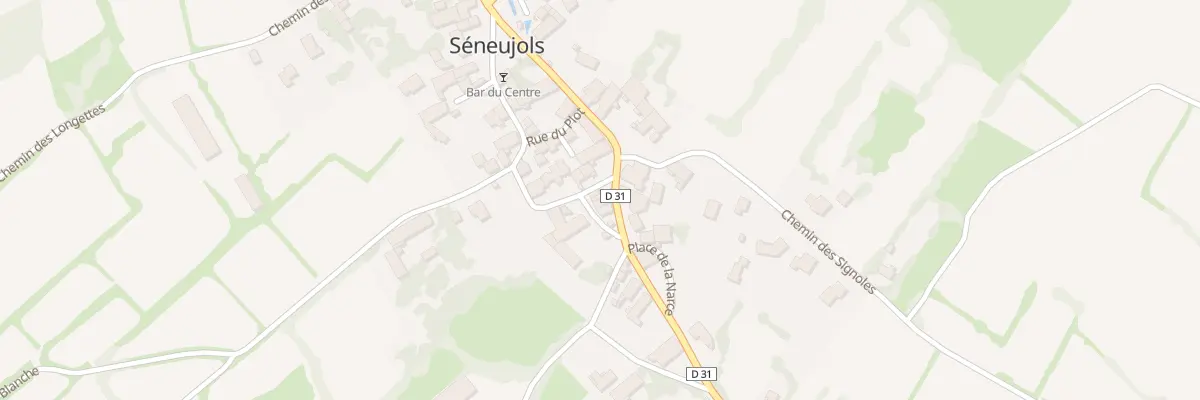 Plan du 5017 Le Bourg à Séneujols