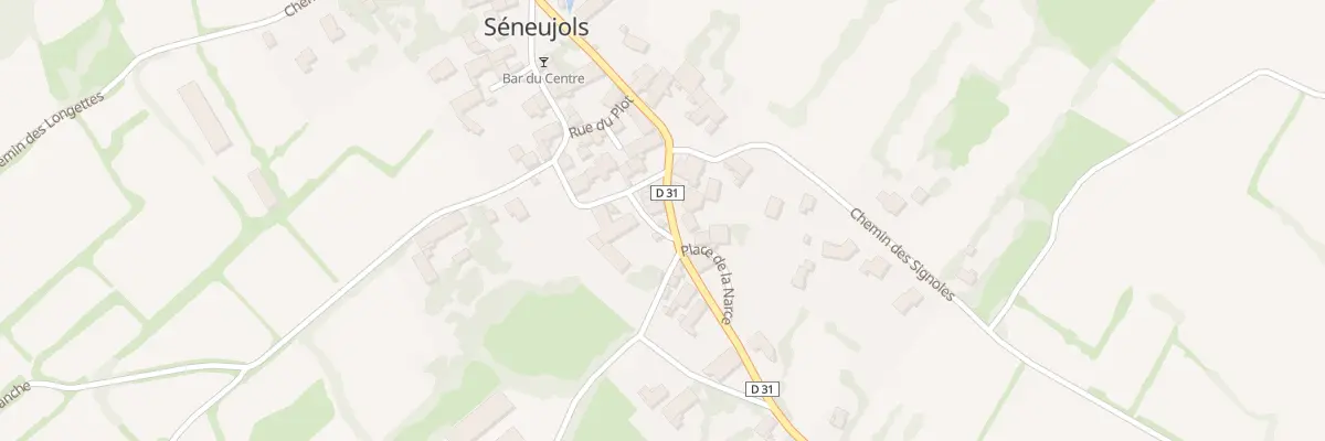 Plan du 5012 Le Bourg à Séneujols
