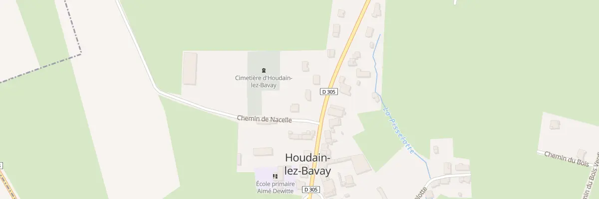 Plan du 45 Rue des Martyrs à Houdain-lez-Bavay