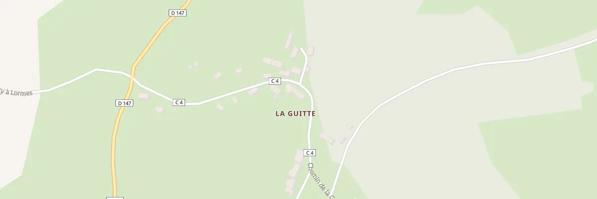 Plan du 64 La Guitte à Pouques-Lormes