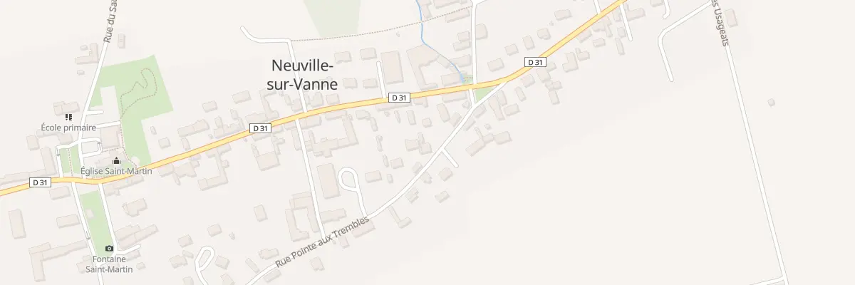 Plan du 25 Rue Pointe aux Trembles à Neuville-sur-Vanne