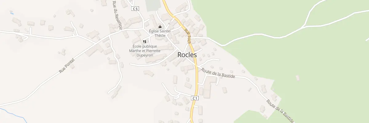 Plan du 5095 Rue Leclerc à Rocles