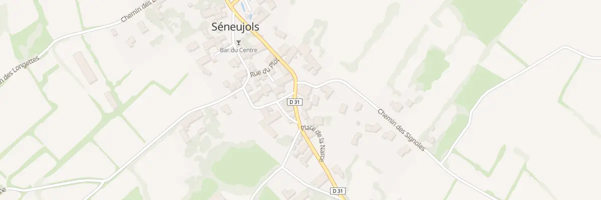 Plan du 5013 Le Bourg à Séneujols