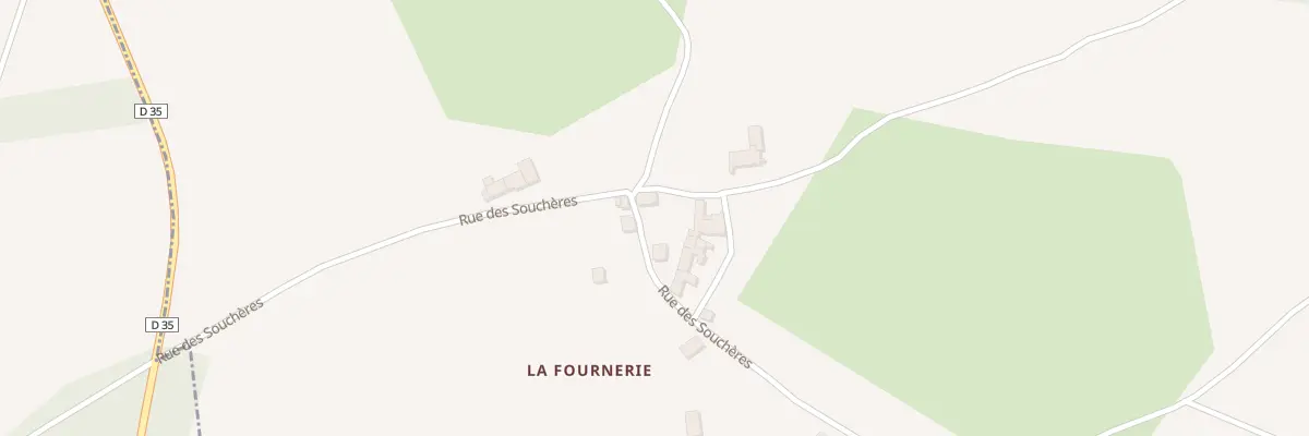 Plan du 590 Rue des souchères à Jullianges