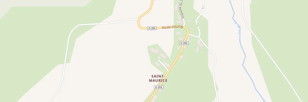 Plan du 293 Saint Maurice à Montreuillon