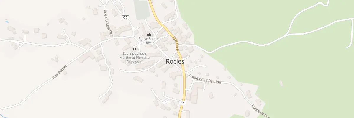 Plan du 5123 Av Marechal Foch à Rocles