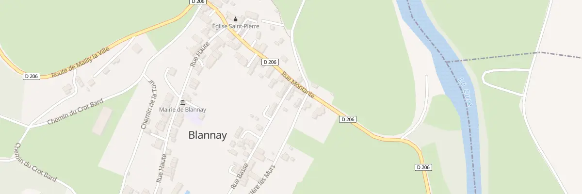 Plan du 22 Rue Basse à Blannay