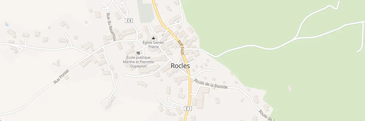 Plan du 5088 Av Marechal Foch à Rocles