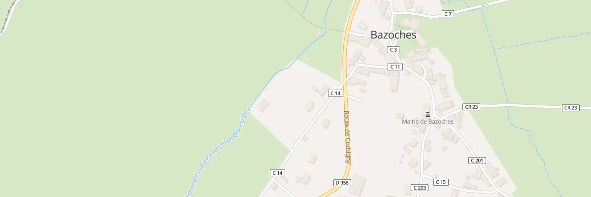 Plan du 4 Che de Neuffontaines à Bazoches
