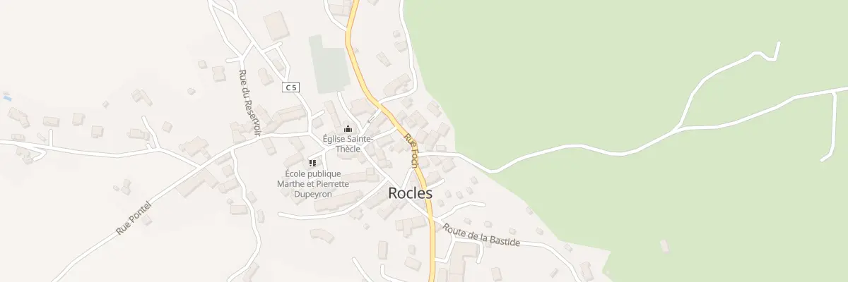Plan du 5084 Av Marechal Foch à Rocles
