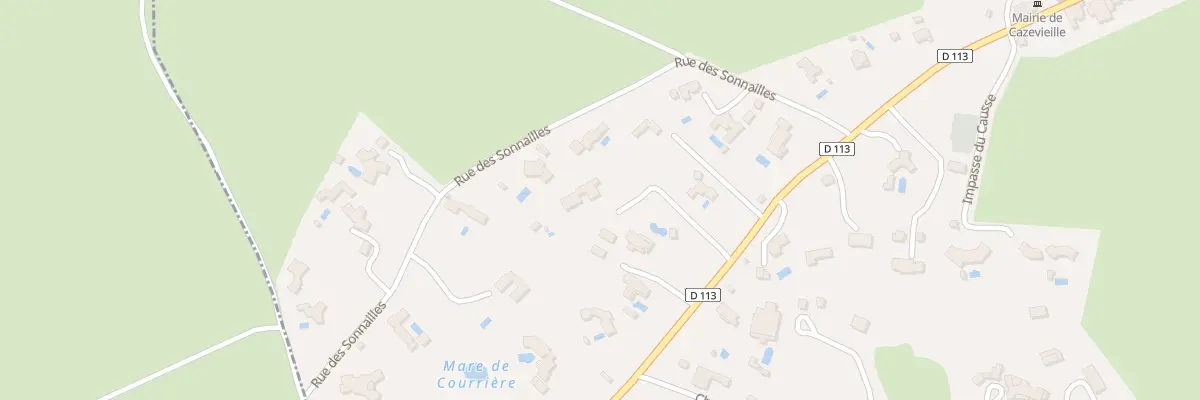 Plan du 5426F Plaine de Tourrière à Cazevieille