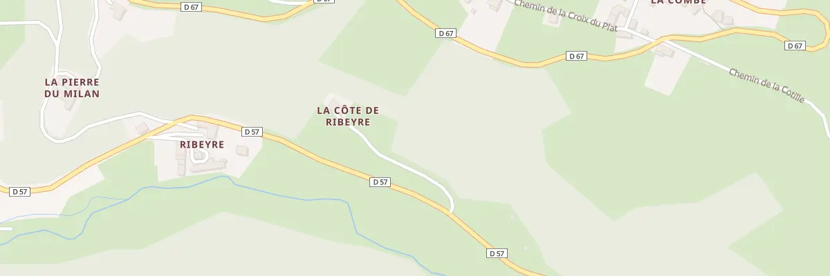 Plan du 507 Rte de Richard de Bas à Ambert