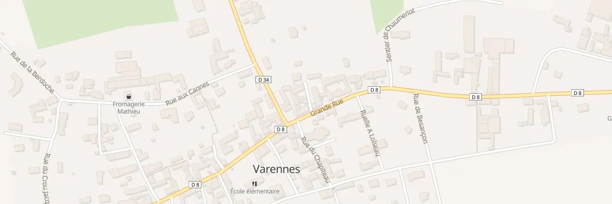 Plan du 2 Rue des Pres de Sivette à Varennes