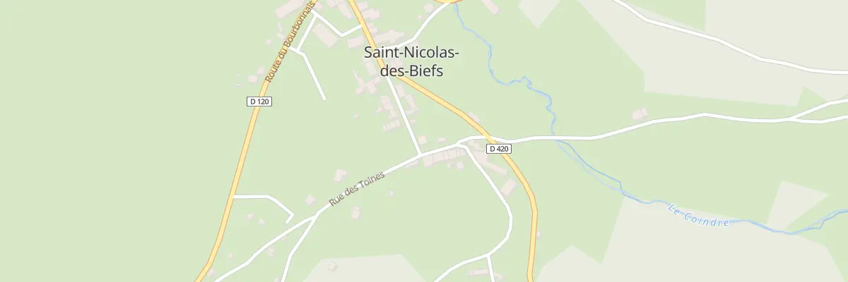 Plan du 1 Rue de Chez Lotte à Saint-Nicolas-des-Biefs