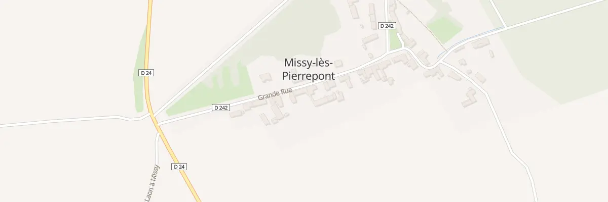 Plan du 19 Gr Grande Rue à Missy-lès-Pierrepont