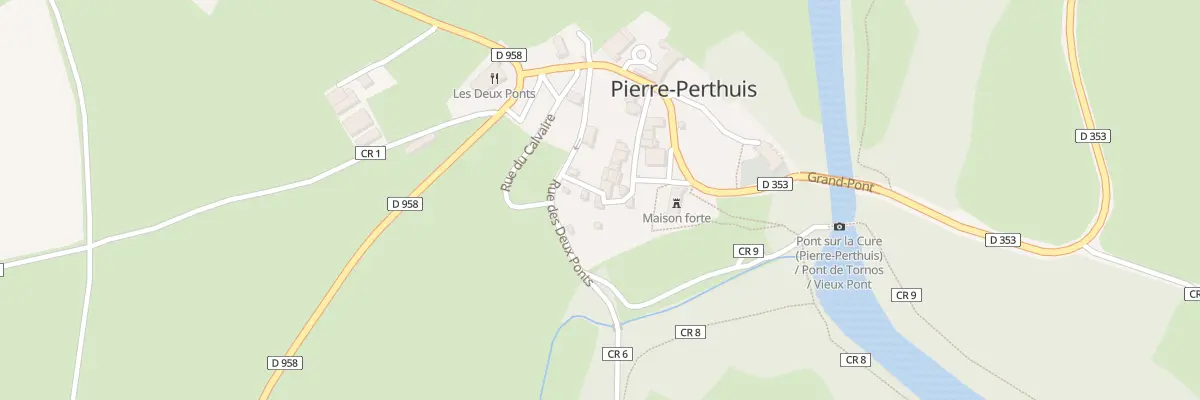 Plan du 5 Rue de la Fontaine à Pierre-Perthuis