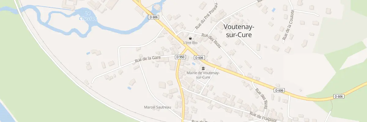 Plan du 1 Rue du Puits Fichon à Voutenay-sur-Cure