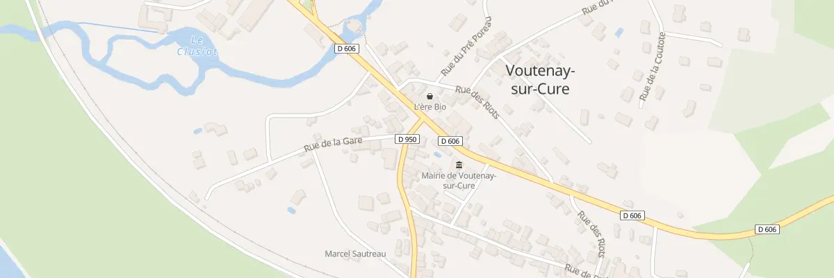Plan du 22 Rte Nationale 6 à Voutenay-sur-Cure