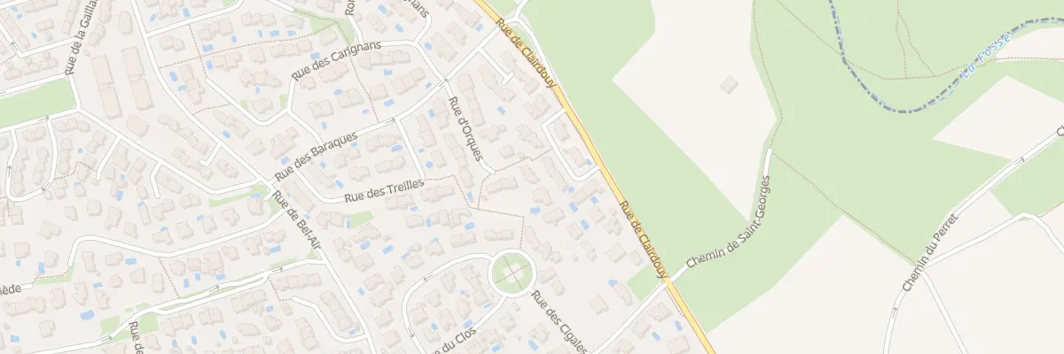 Plan du 7 Rue d’Orques à Saint-Georges-d’Orques