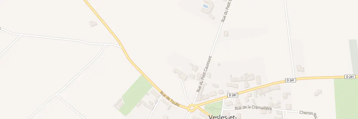 Plan du 7 Rue du Petit Caumont à Vesles-et-Caumont