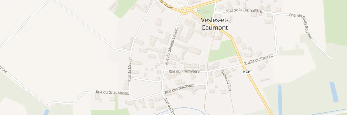 Plan du 8 Rue du Général Leclerc à Vesles-et-Caumont