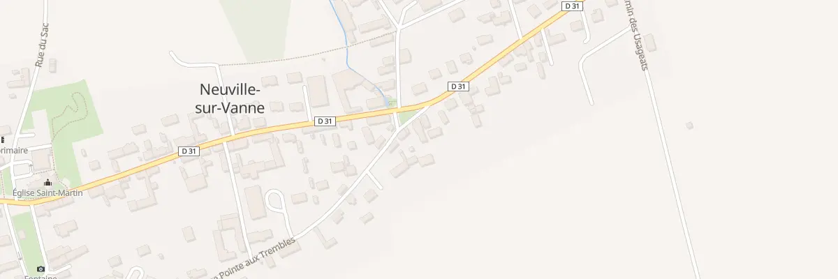 Plan du 2 Rue de la Fontaine Bouvotte à Neuville-sur-Vanne