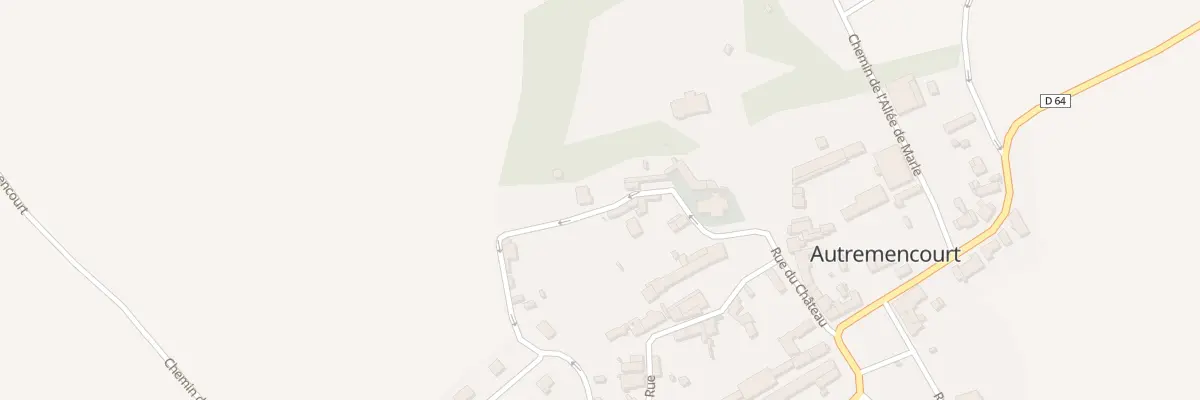 Plan du 2 Rue de la Citadelle à Autremencourt