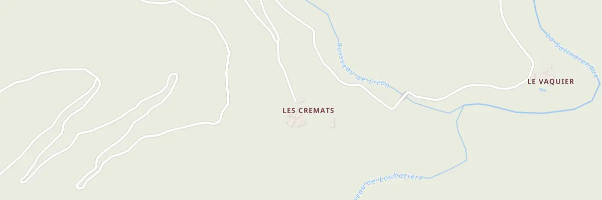Plan du 5178 Les Crémats à Soudorgues