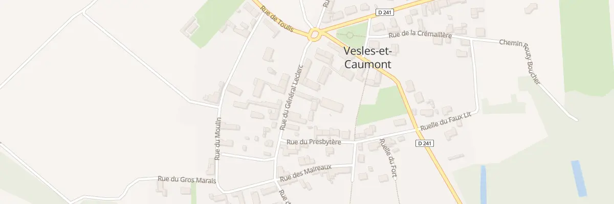 Plan du 12 Rue du Général Leclerc à Vesles-et-Caumont