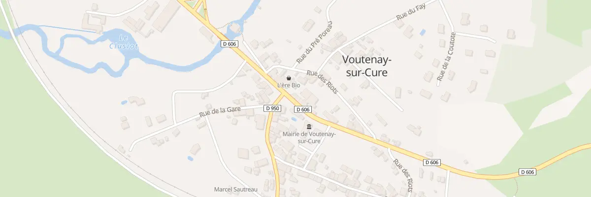 Plan du 15 Rte Nationale 6 à Voutenay-sur-Cure